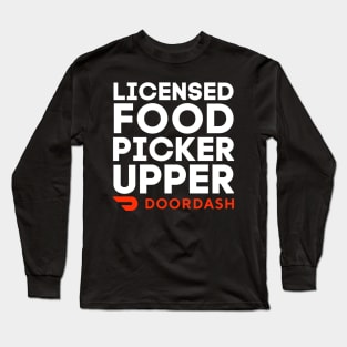 Doordash Licensed Food Picker Upper Long Sleeve T-Shirt